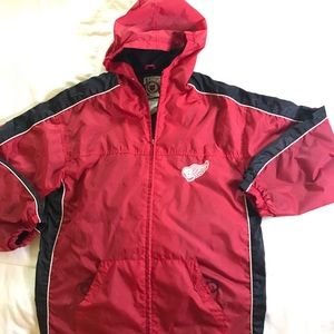 Vintage Detroit Redwings windbreaker XL